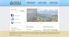 Desktop Screenshot of comune.casina.re.it