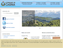 Tablet Screenshot of comune.casina.re.it